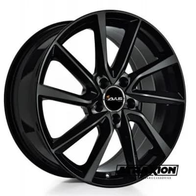 Avus 6,5x16 AC-518 5x108 45 Black 73.1 könnyűfém keréktárcsa - Avus alufelni