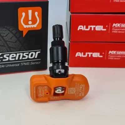 TPMS AUTEL 433MHz univerzális keréknyomás érzékelő szenzor FEKETE fémszelepes.