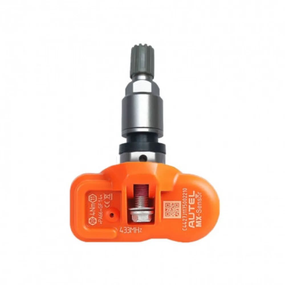 TPMS AUTEL 433MHz univerzális keréknyomás érzékelő szenzor, GRAFIT színű fémszelepes.